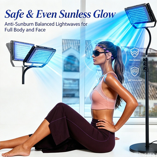 Body facial tanning - body, sunbed